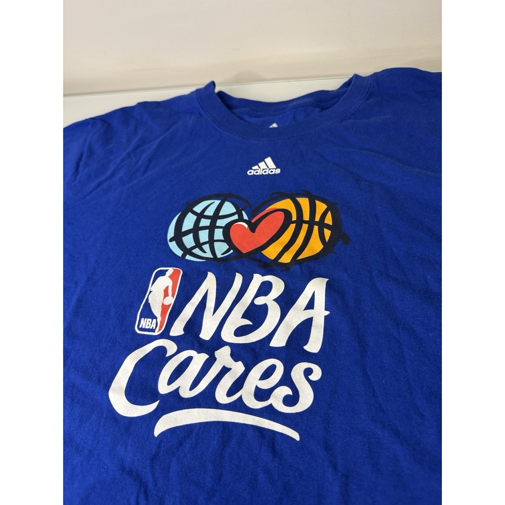 Mens Adidas NBA Cares 2015 All Star NYC T-Shirt Size 3XLT Tall Basketball